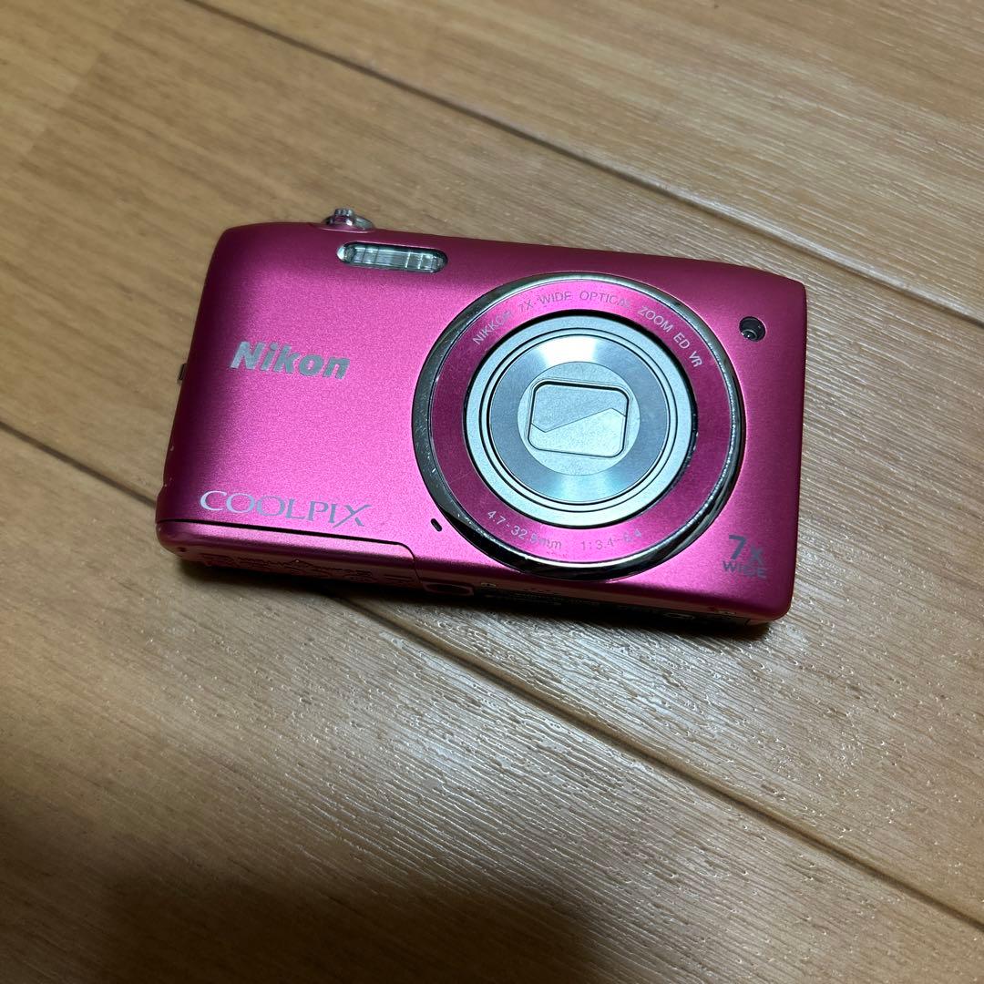 Nikon COOLPIX S3500 ピンク バッテリー付き！