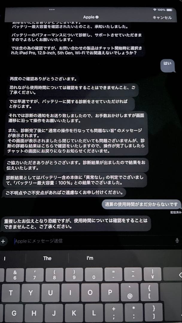 iPad Pro 12.9インチ 第5世代 256GB シルバーWi-Fiモデル