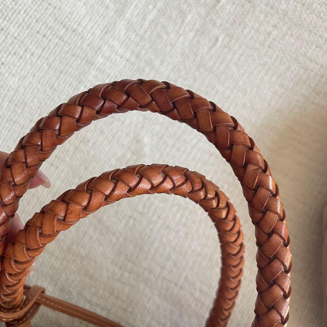 MOONJULE レザーメッシュバッグ