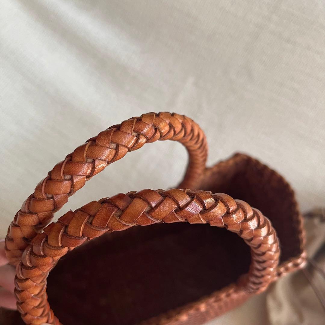 MOONJULE レザーメッシュバッグ