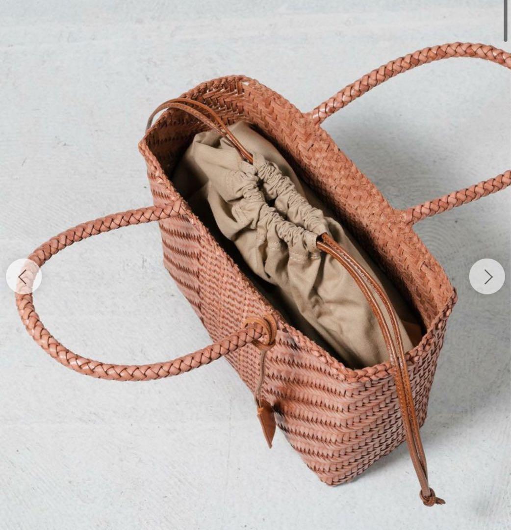 MOONJULE レザーメッシュバッグ