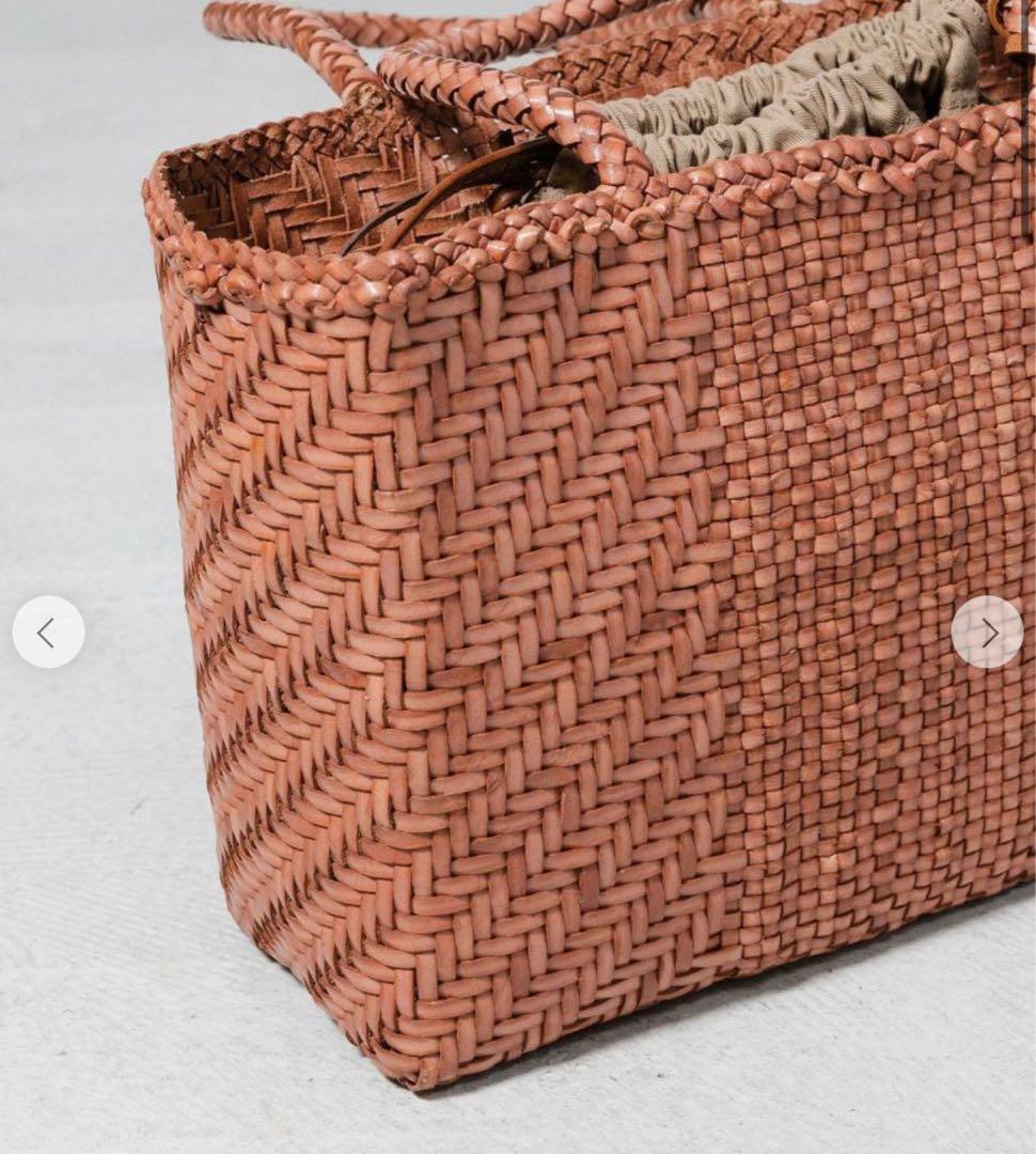 MOONJULE レザーメッシュバッグ