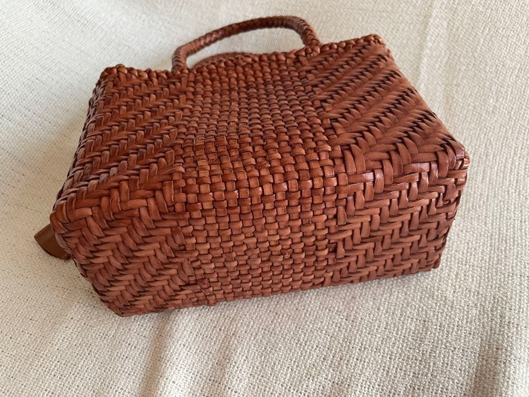 MOONJULE レザーメッシュバッグ