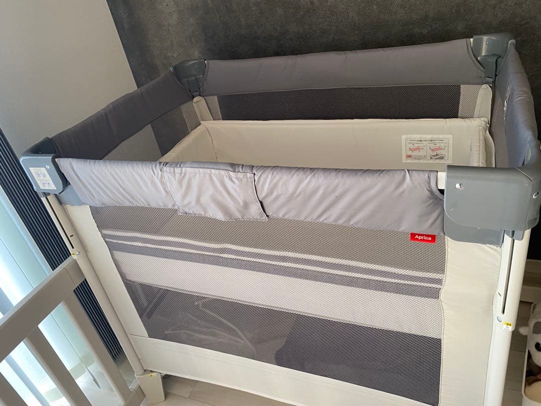 【美品】Aprica ココネルエアー ABグレーベアー