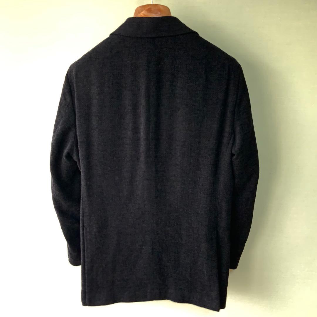 CARUSO カルーゾ Butterfly シルクジャケット46 黒 伊製 美品