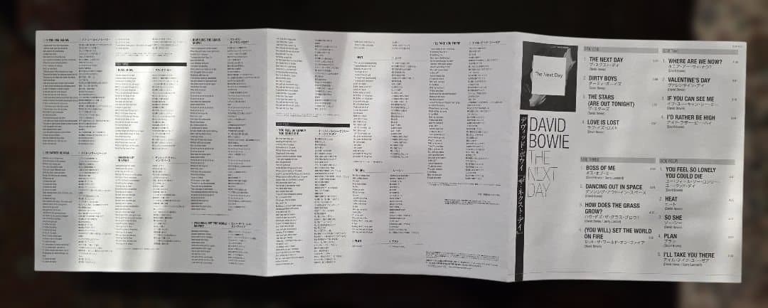 や*ん様 デヴィッド・ボウイ 「The Next Day」 ２枚組LPレコード