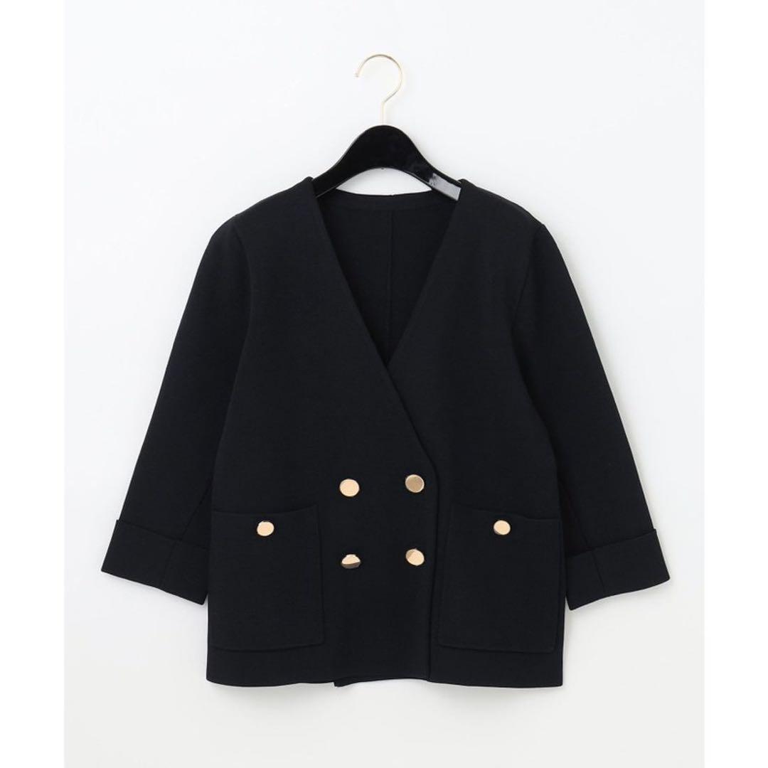 グレースコンチネンタル　ミラノリブダブルジャケット　36 未使用