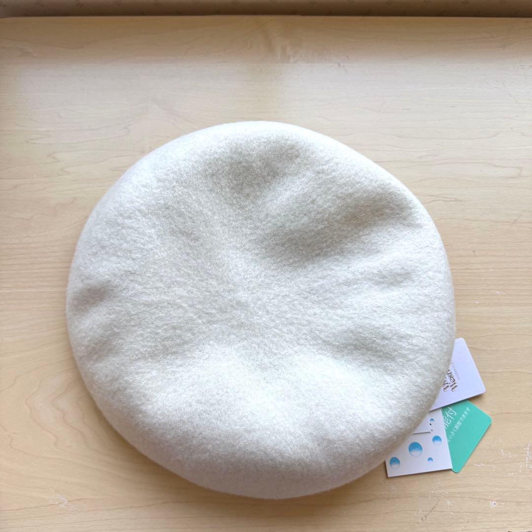 ★新品★ヴィヴィアンウエストウッド　秋冬　ウール　ベレー帽　オーブ　白　日本製