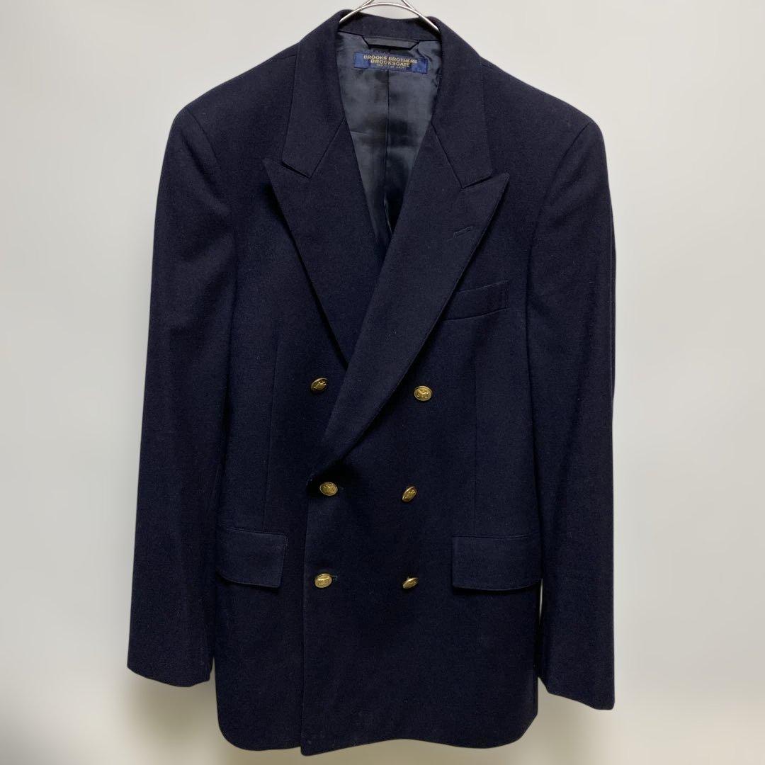 ブルックスブラザーズ　紺ブレ　ダブル　ヴィンテージ　金ボタン