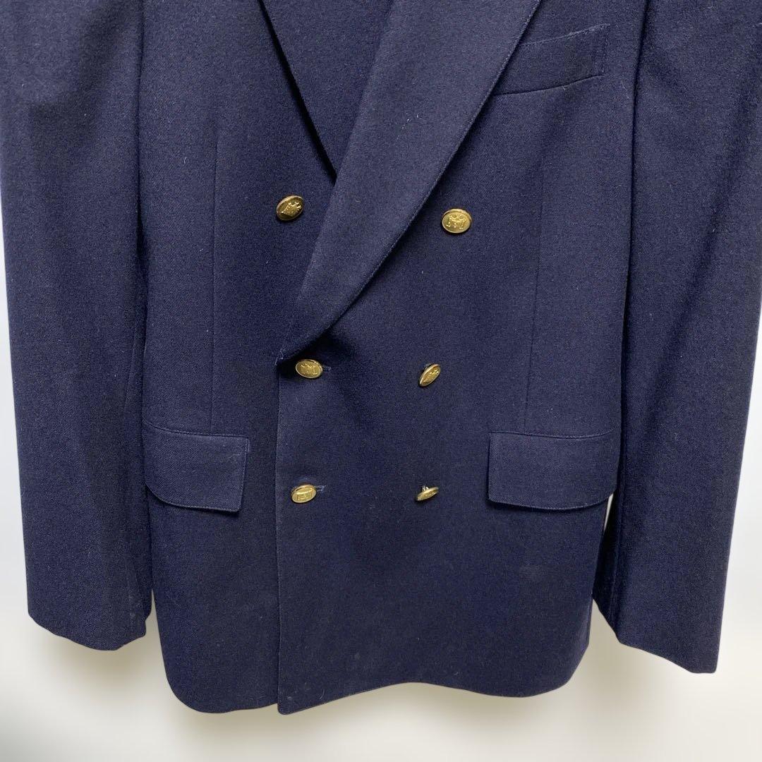 ブルックスブラザーズ　紺ブレ　ダブル　ヴィンテージ　金ボタン
