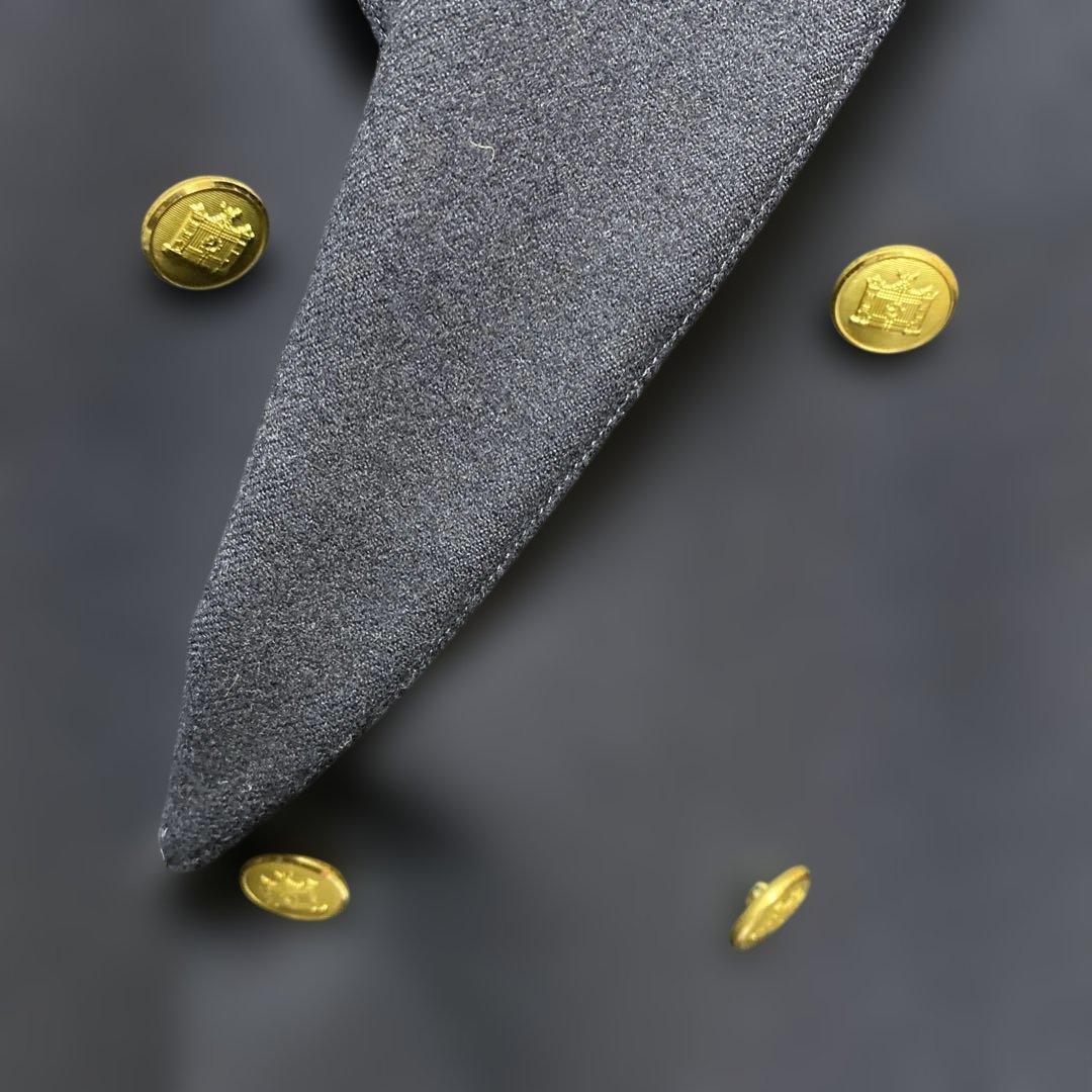 ブルックスブラザーズ　紺ブレ　ダブル　ヴィンテージ　金ボタン