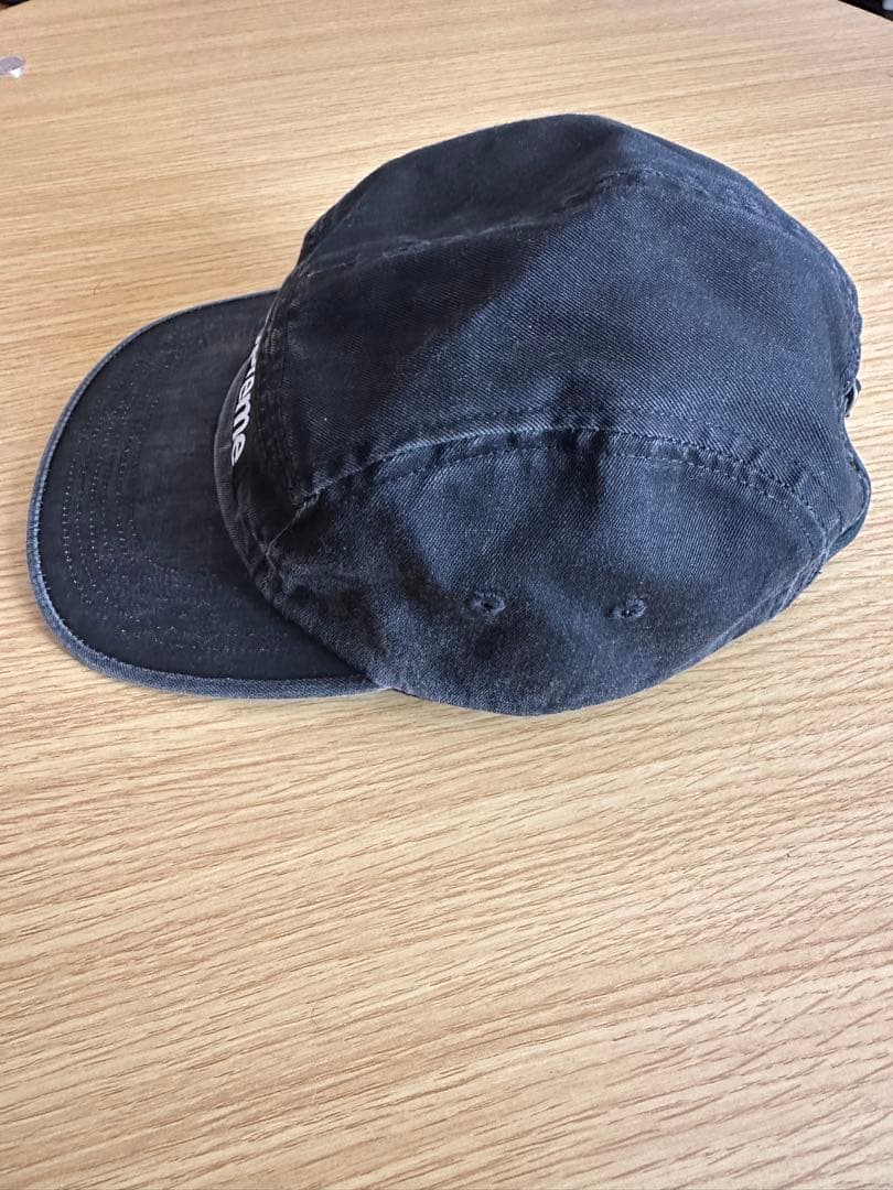 Supreme デニムブラック　キャップ