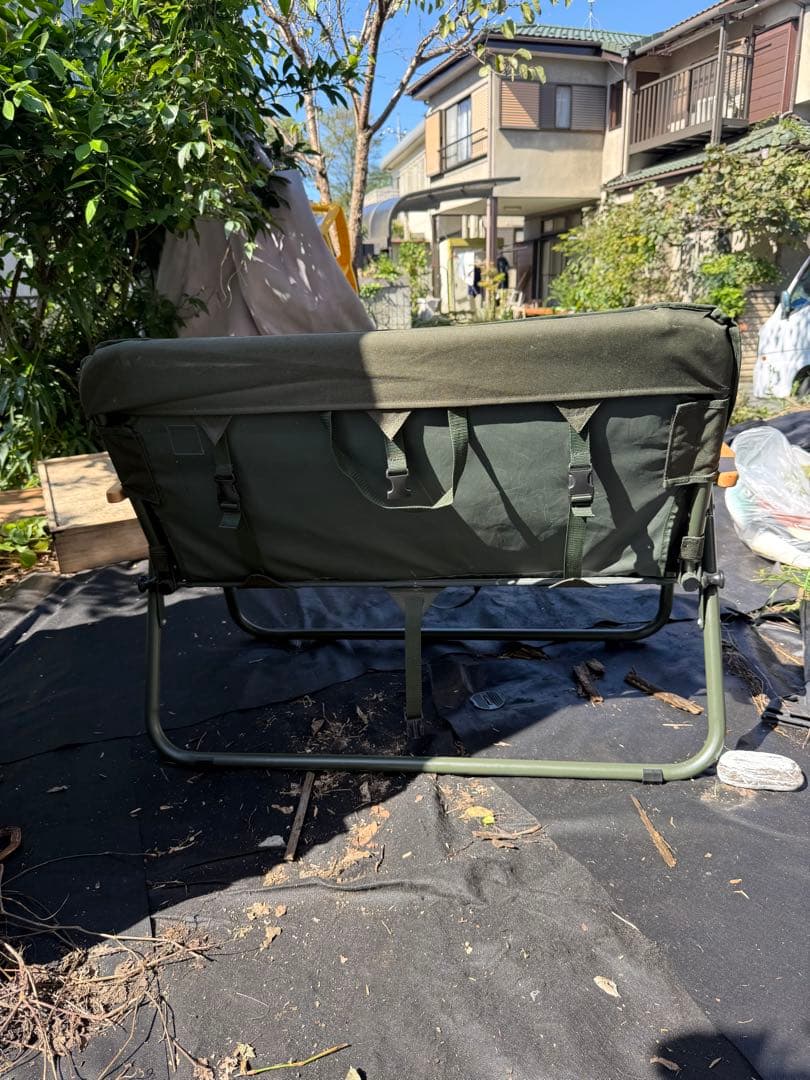 DOD グッドラックソファ カーキ 2人掛け 折りたたみチェア キャンプ