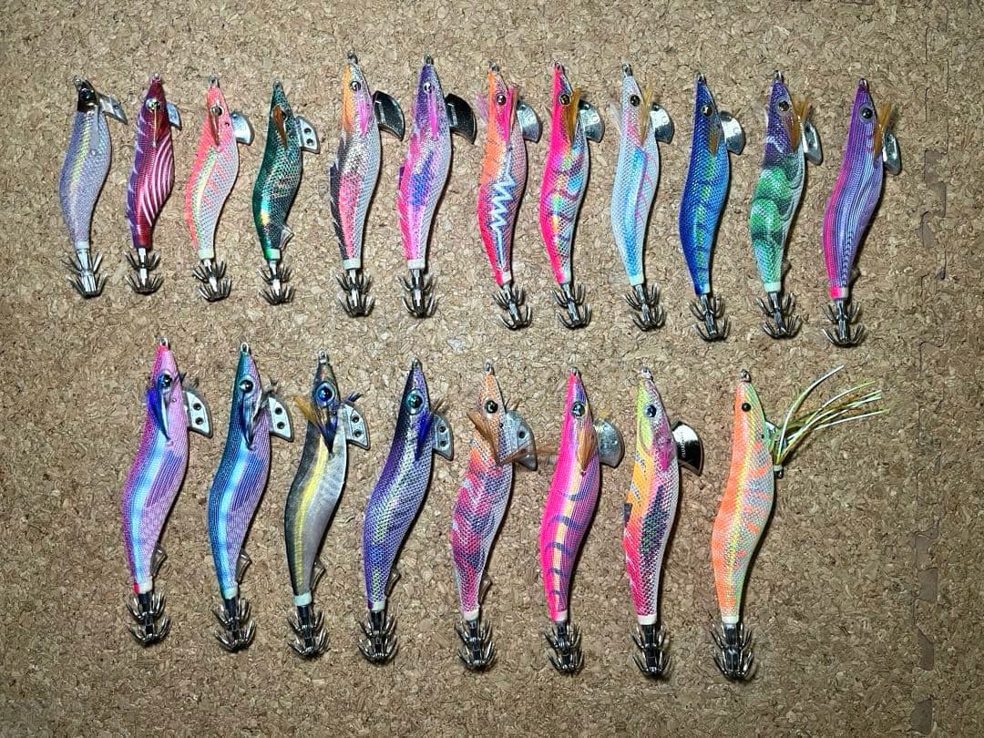 エギ20本まとめ売り！ヤマシタ・ダイワ・デュエル　美品！