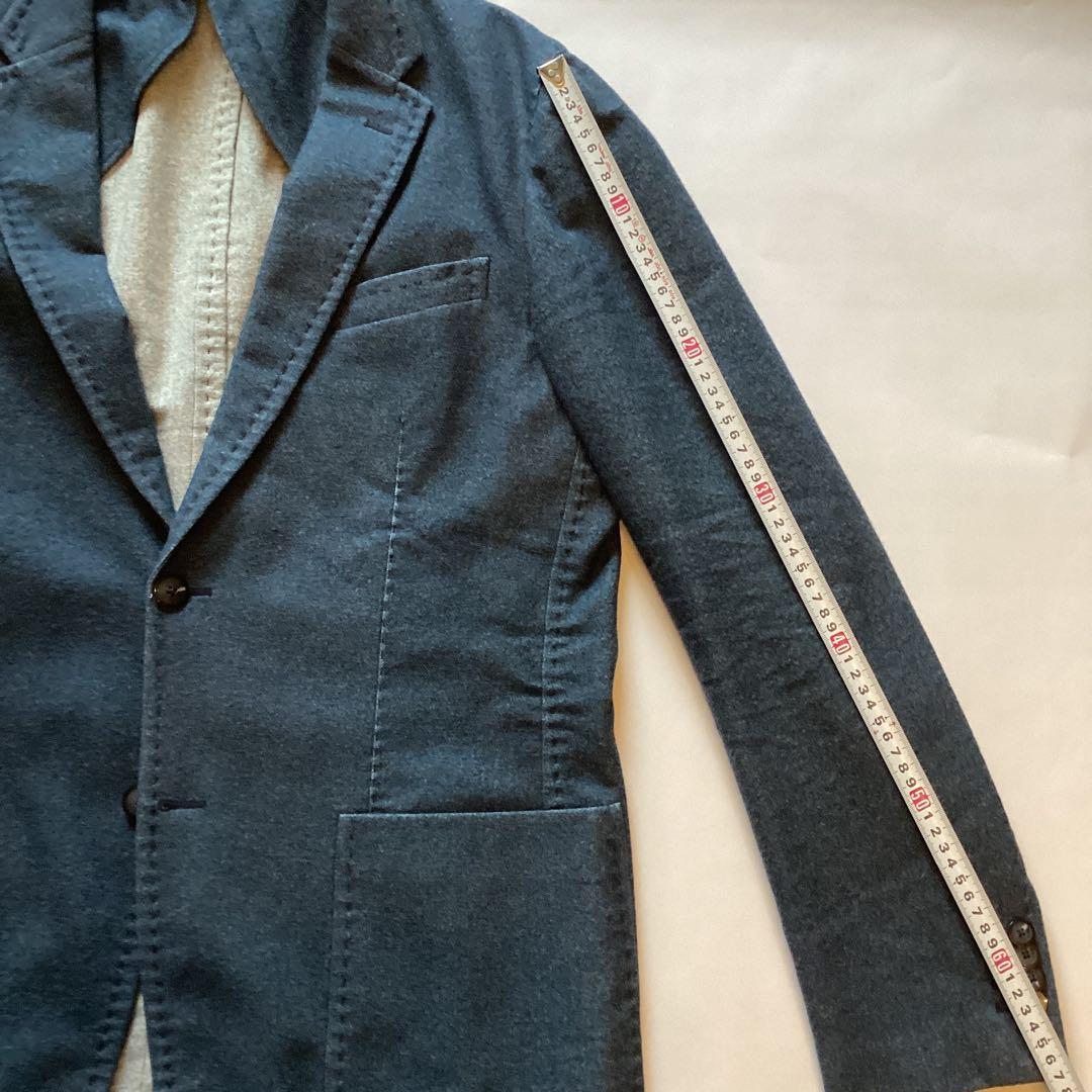 【中古】パルジレーリ　ジャケット　ブルーグレー　サイズ54 XL XXL