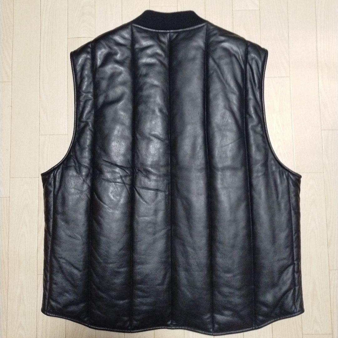 美品　Supreme × Dickies コラボコレクション　レザーワークベスト