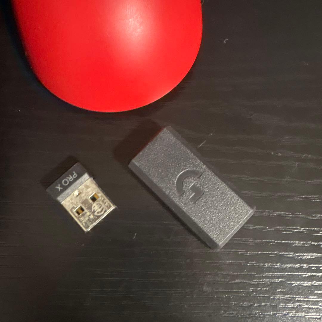 Logicool GPRO SuperLightワイヤレスマウスレッド