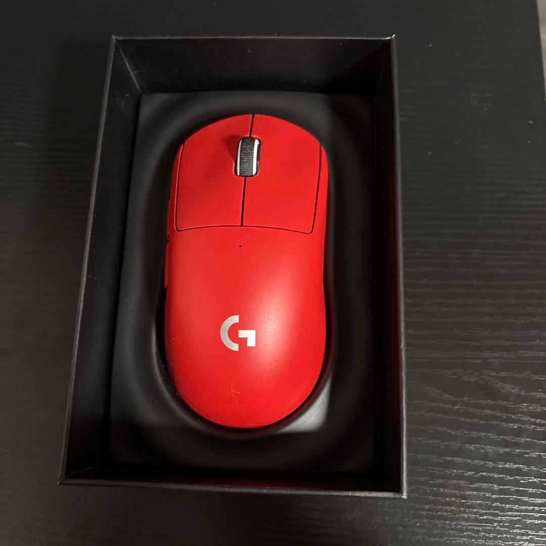 Logicool GPRO SuperLightワイヤレスマウスレッド