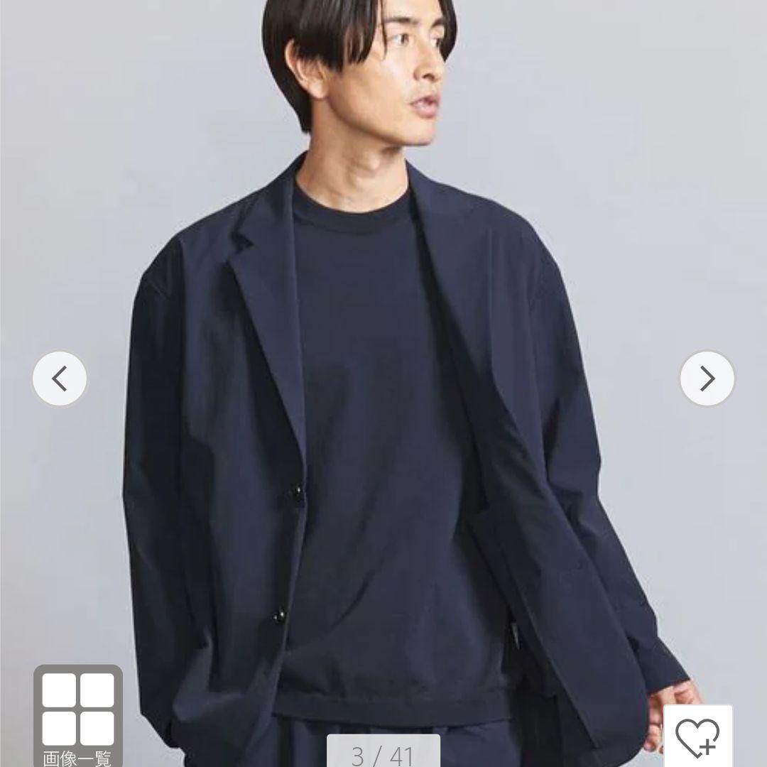 人気★未使用級◎BY 360 MASTER　リラックス2ボタンジャケット　紺　М