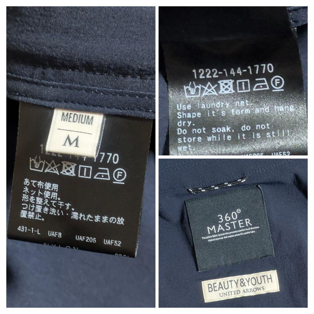 人気★未使用級◎BY 360 MASTER　リラックス2ボタンジャケット　紺　М