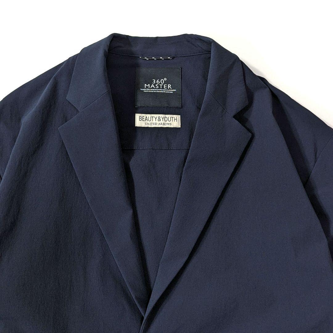 人気★未使用級◎BY 360 MASTER　リラックス2ボタンジャケット　紺　М