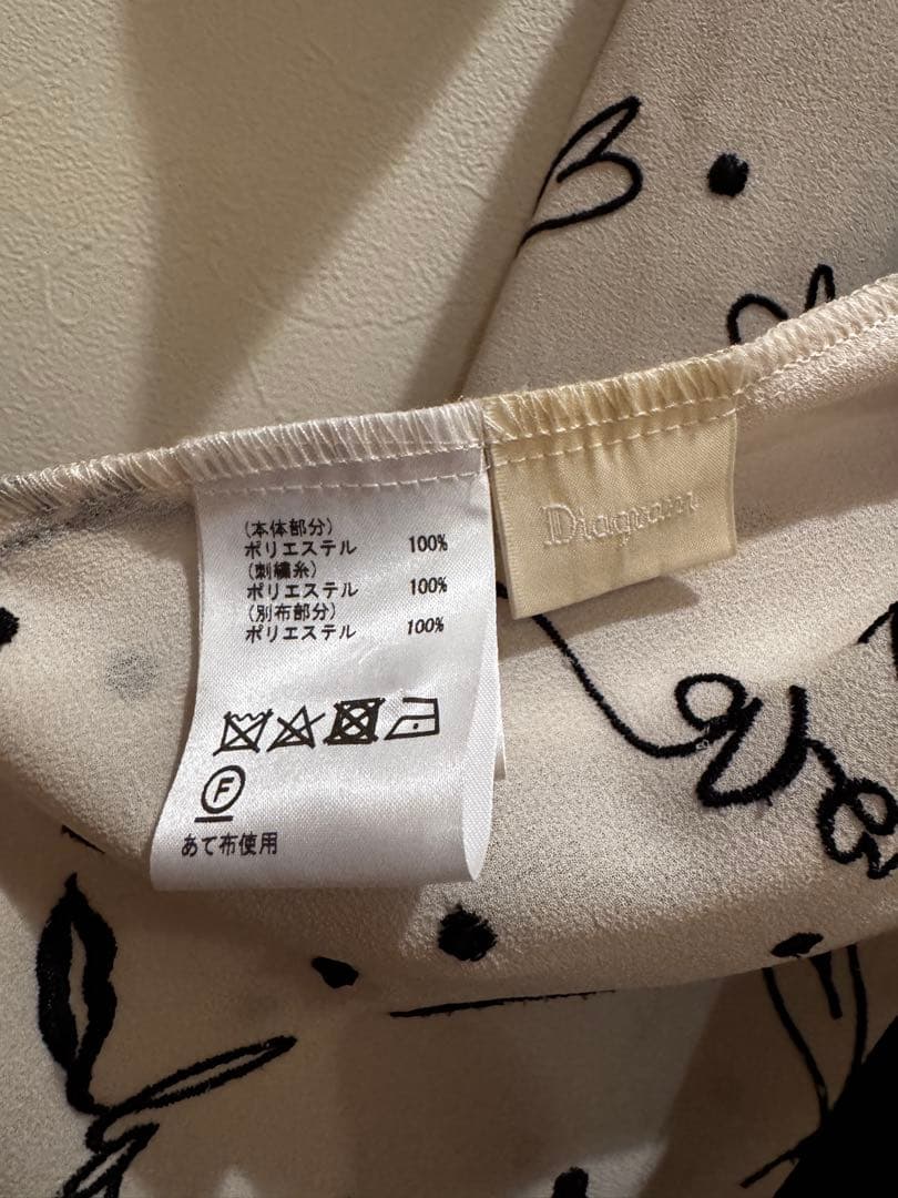 グレースコンチネンタル　モチーフ刺繍シャツワンピース　36