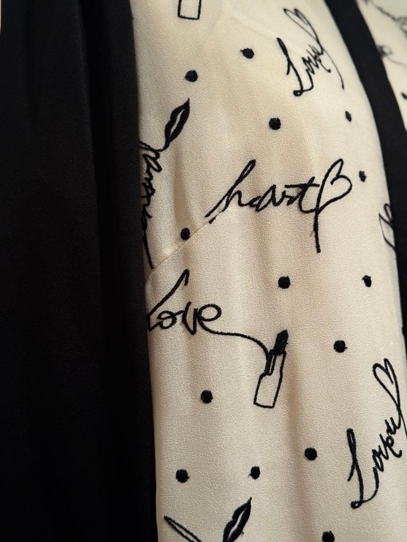 グレースコンチネンタル　モチーフ刺繍シャツワンピース　36