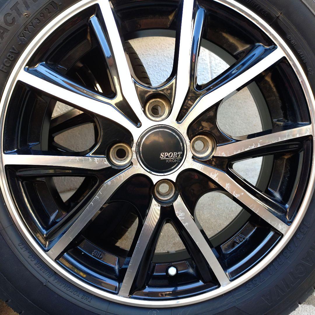 14インチ SPORT KRONE タイヤ ホイールセット