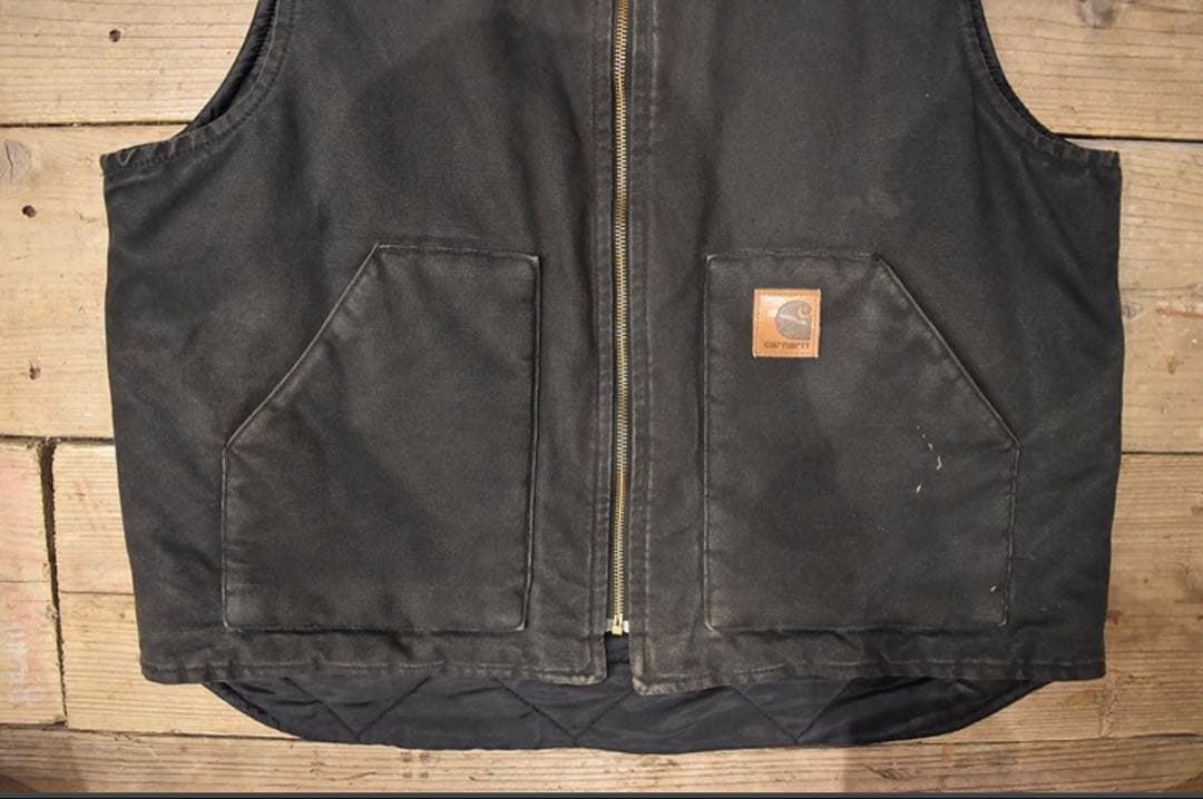 CARHARTT カーハート ダックベスト BLK ブラック XL