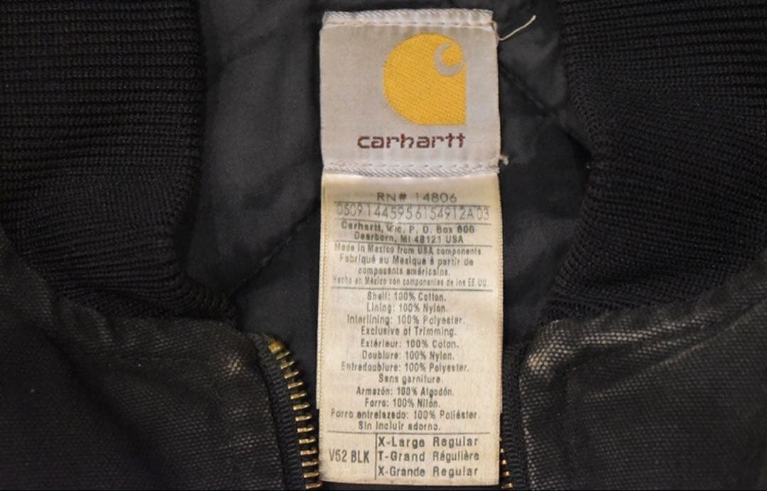 CARHARTT カーハート ダックベスト BLK ブラック XL