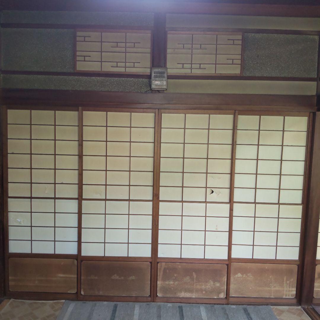専用　直接引取　雪見障子　障子　建具　昭和　古民家　４枚組　リフォーム