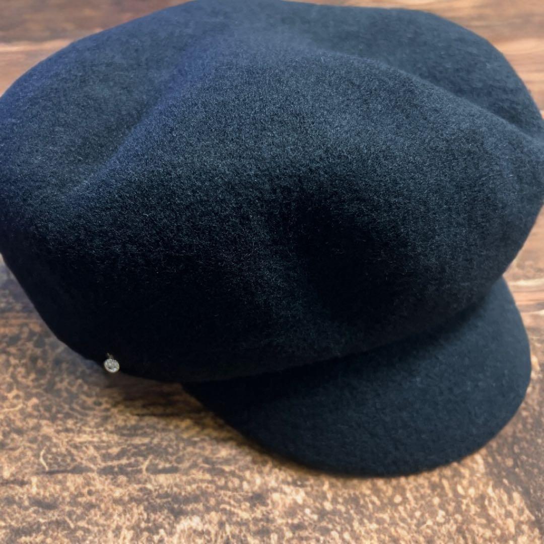 CA4LA 未使用　リボンマリンCAS カシラ　バラ色の帽子　大きなバックリボン