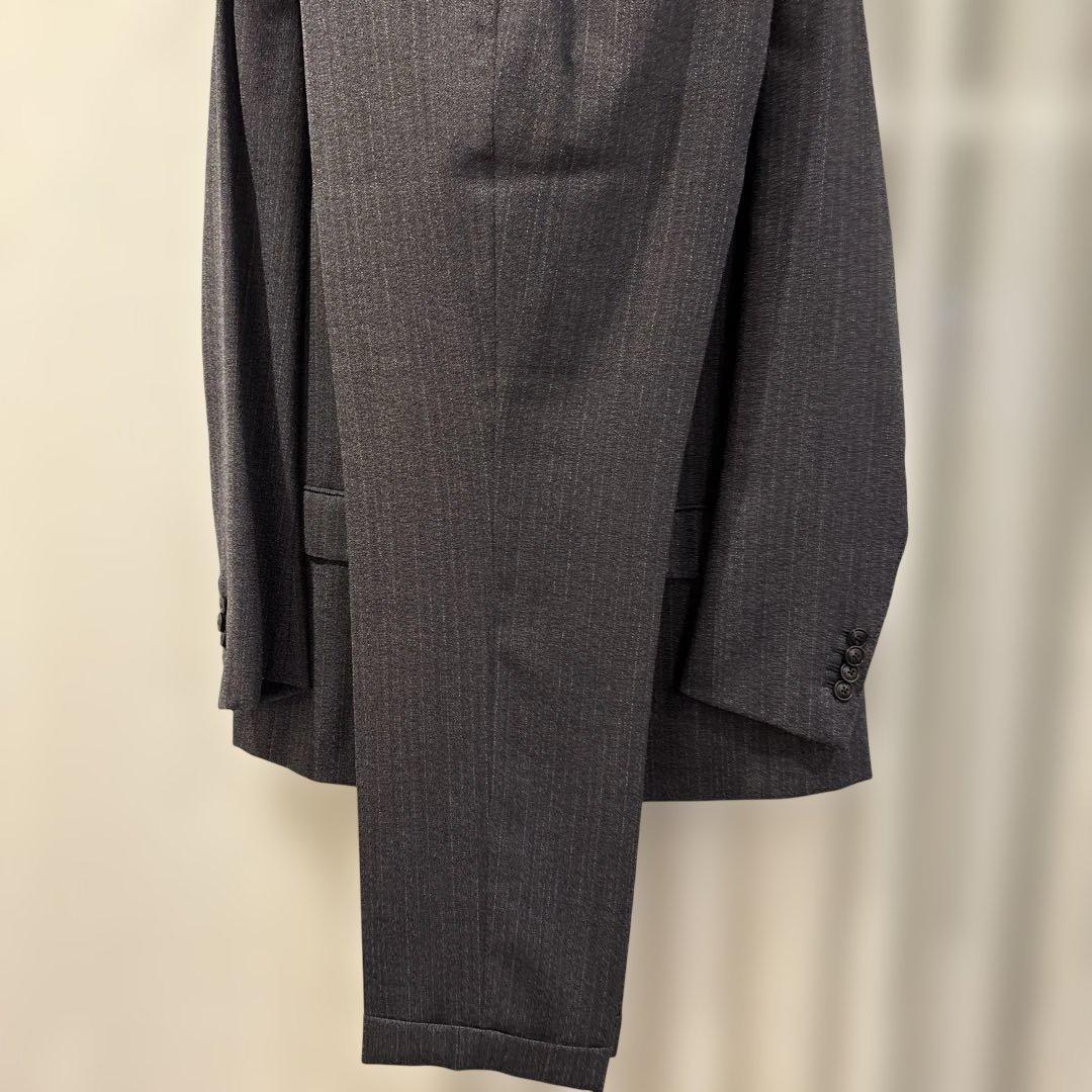 【ETRO 】グレー ビジネススーツ ペイズリー裏地　美品