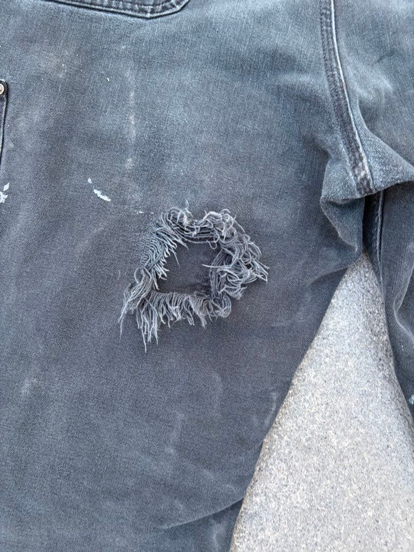 カーハート　ダブルニー　ブラック　w40