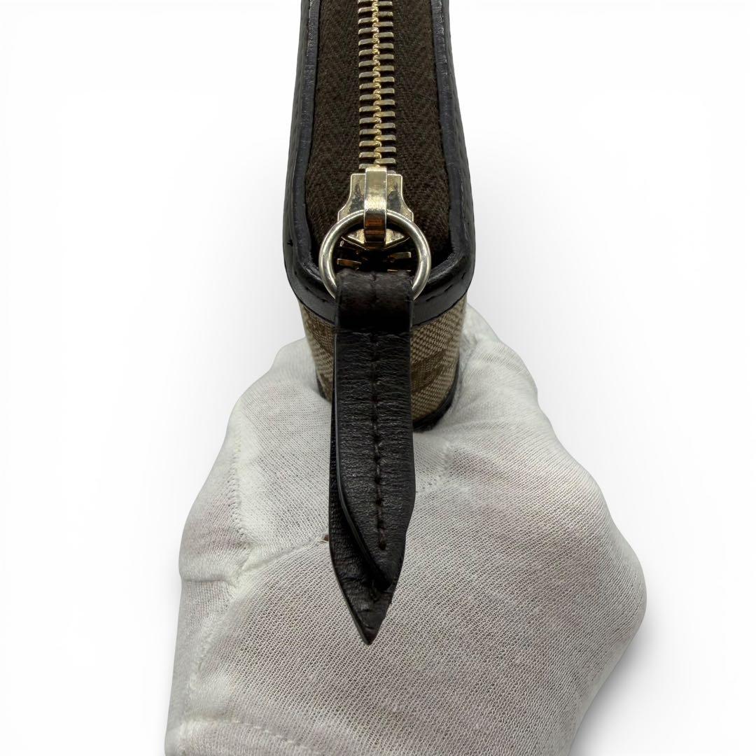 【美品】 GUCCI GG ウェブストライプ 長財布　箱付き