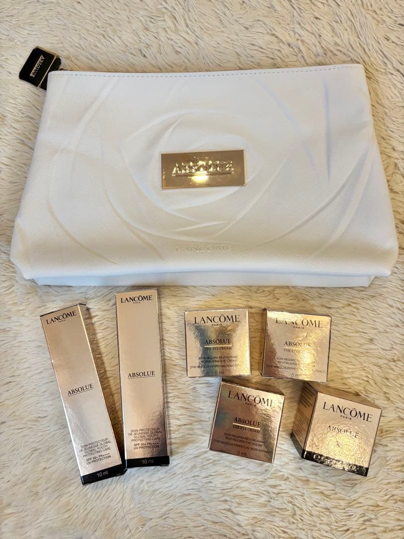 LANCOME ABSOLUE アプソリュ　ポーチ付きトライアルセット