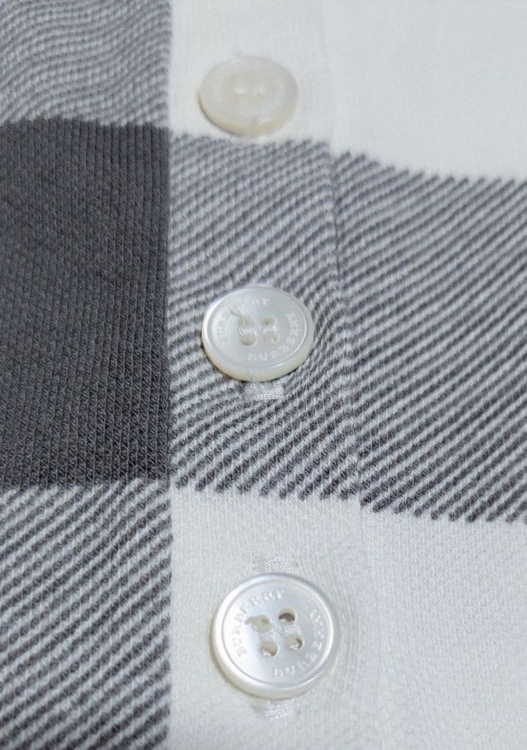 未使用★バーバリーブリット ポロシャツ 半袖 メガチェック ノバチェック