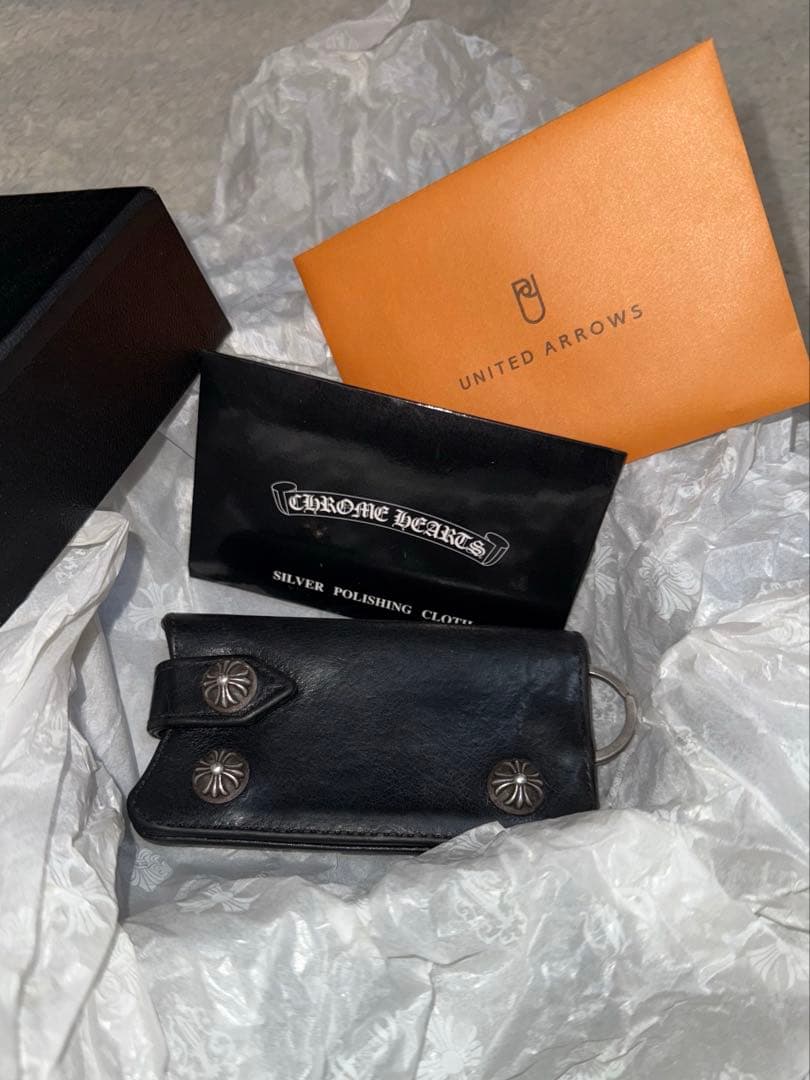 クロムハーツ レザーキーケース インボイス原本付