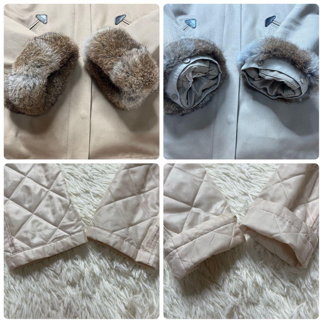 BURBERRY BLUE LABEL 2way モッズコート ライナー付き