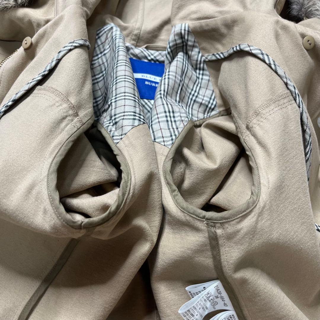 BURBERRY BLUE LABEL 2way モッズコート ライナー付き