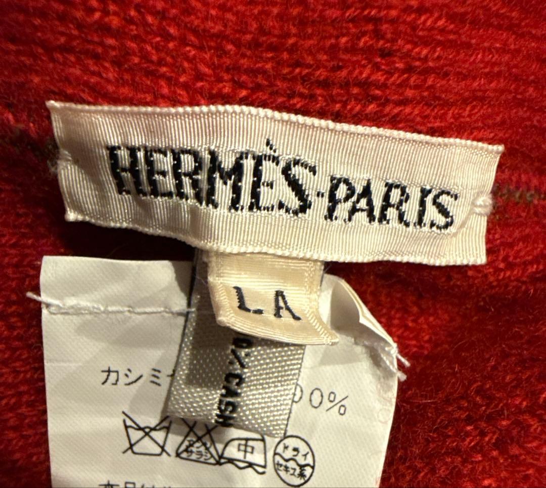 ★HERMES カシミヤ100% ニット帽 ★