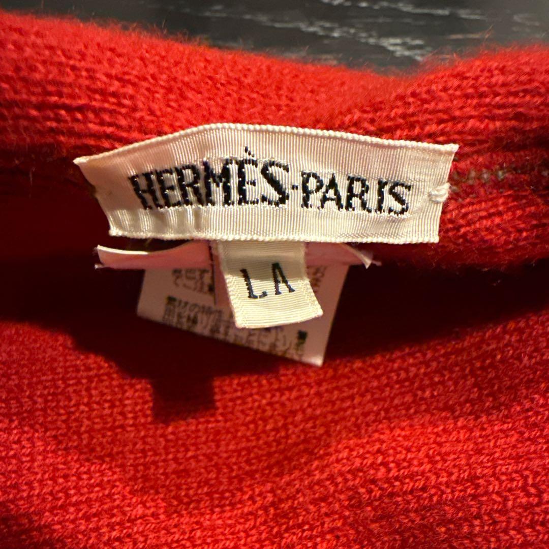 ★HERMES カシミヤ100% ニット帽 ★