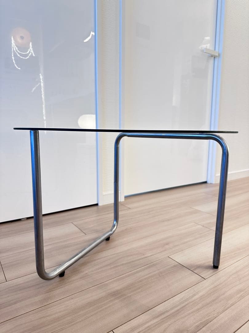 ART OF BLACK ガラス ラウンド 丸 テーブル 60cm