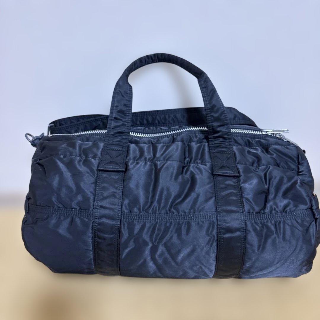 吉田カバン POERER タンカードラムバック　ブラック