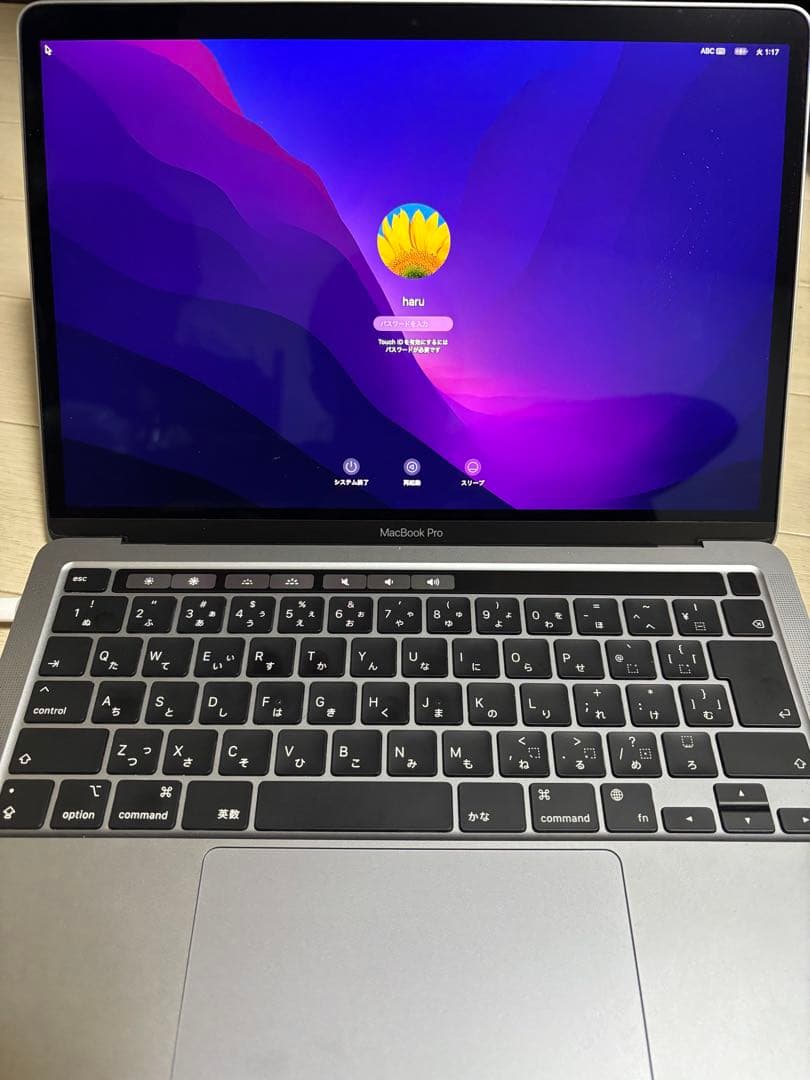 Apple MacBook Pro 13インチ M1 2TB ジャンク品
