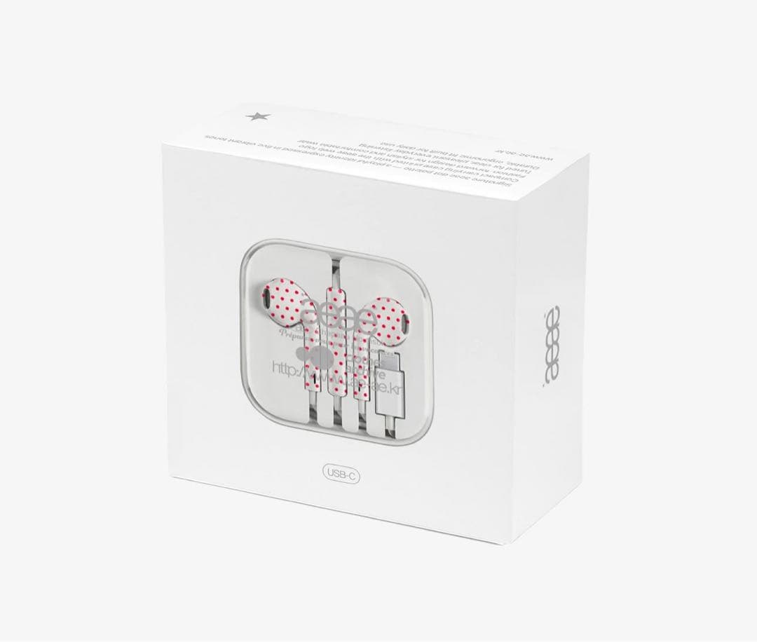 aeae 有線イヤホン ホワイト 韓国