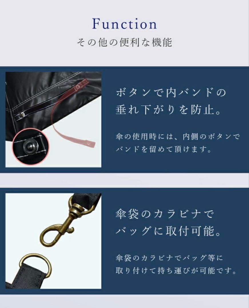 芦屋ロサブラン 日傘 50cm 3段折りたたみ