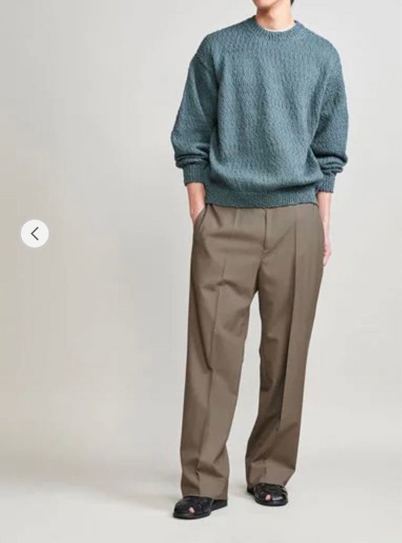 H BEAUTY & YOUTH トロピカルウール フレアスラックス 25年製