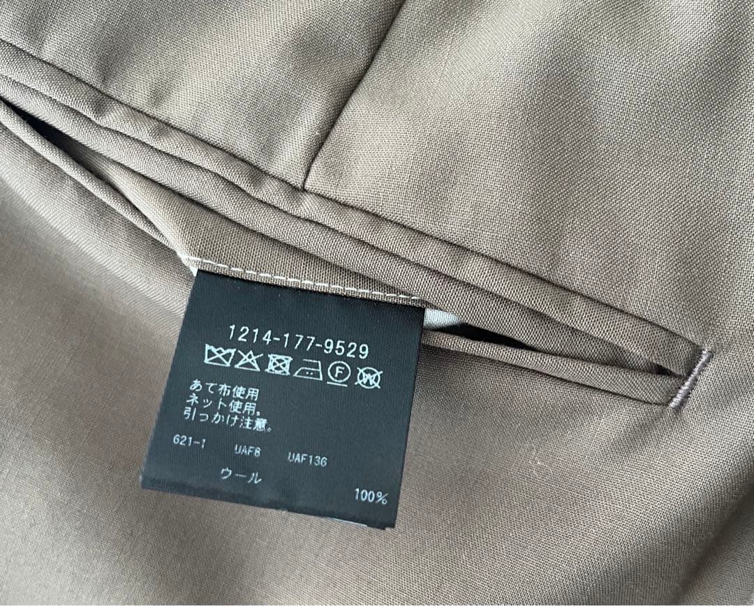 H BEAUTY & YOUTH トロピカルウール フレアスラックス 25年製