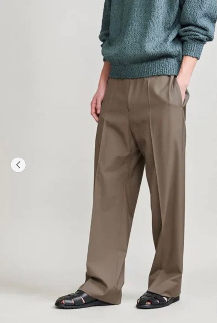 H BEAUTY & YOUTH トロピカルウール フレアスラックス 25年製